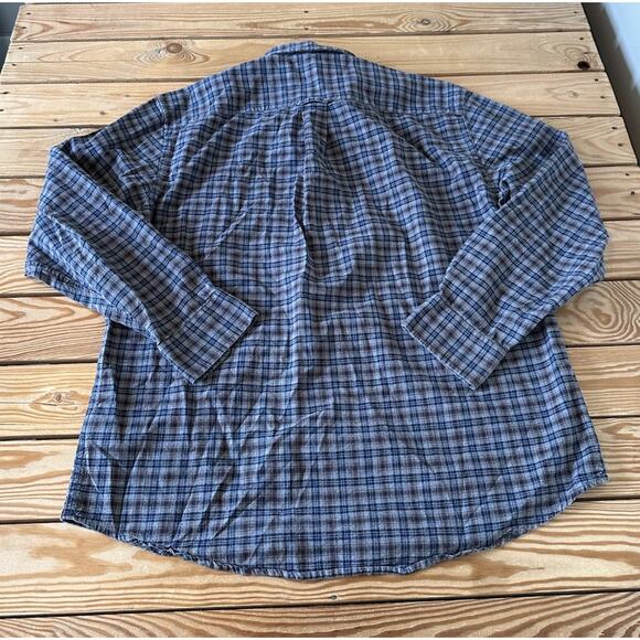 Pendleton Somerset Button Up Check Shirt Size Large Men’s Brown - Picture 2 of 7